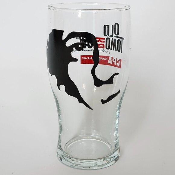 RARE Old Tomorrow Brewing Company Beer Glass PINT GLASS John A. Macdonald - Picture 1 of 5